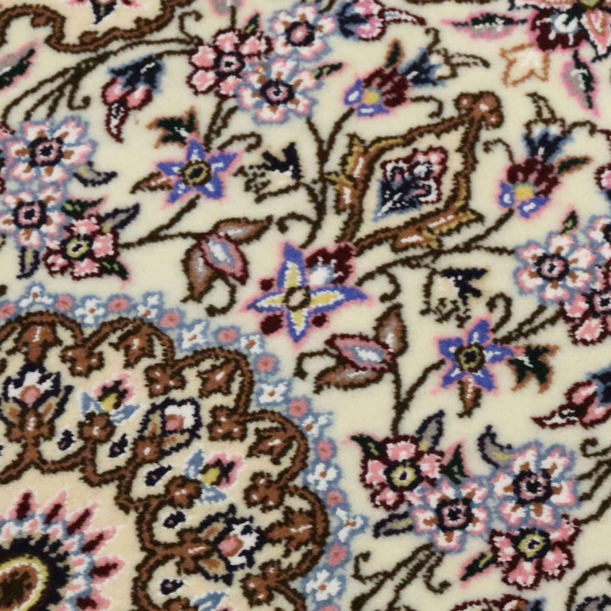 Perzisch tapijt - Nain - Koninklijk - 90 x 60 cm - beige