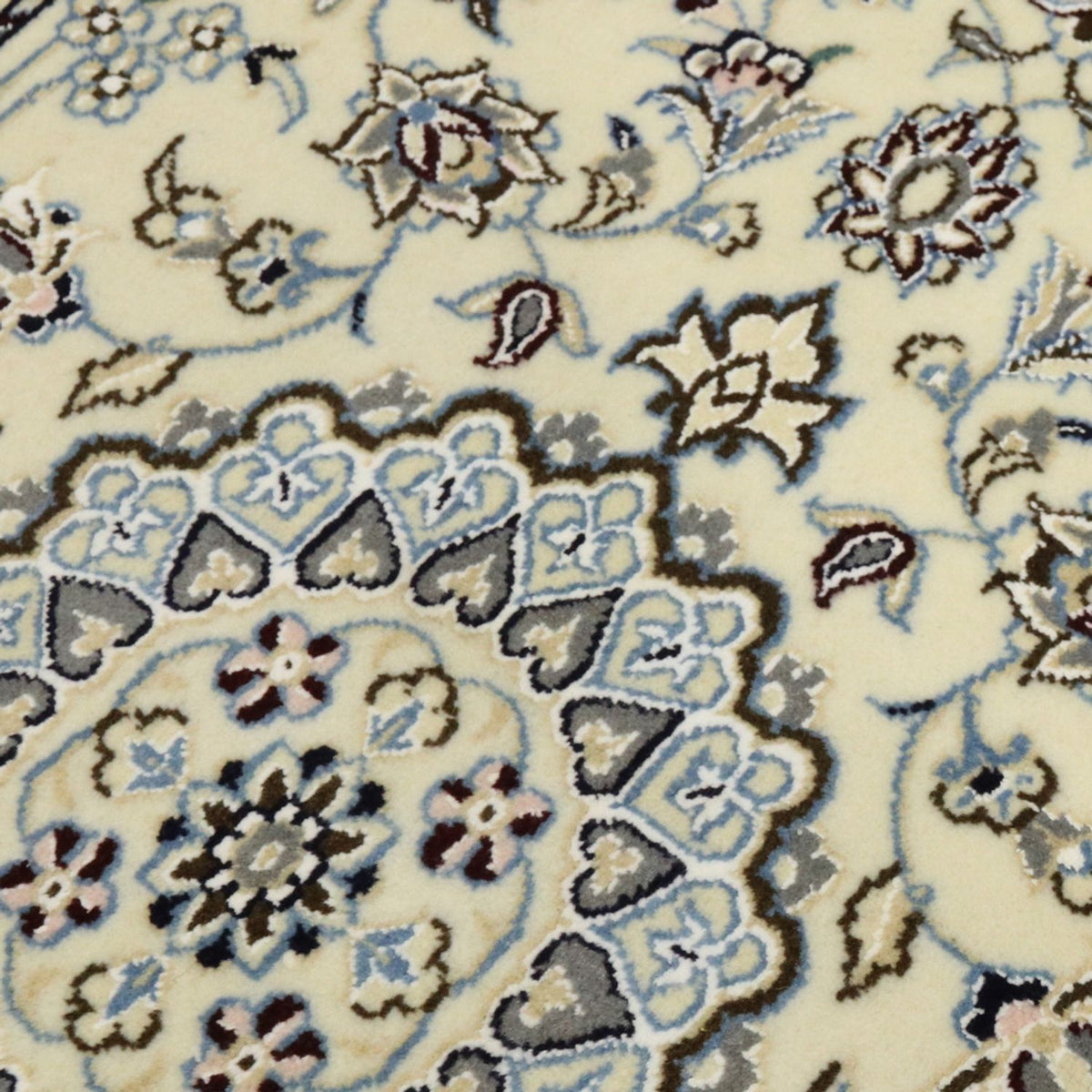 Perzisch tapijt - Nain - Koninklijk - 97 x 70 cm - beige