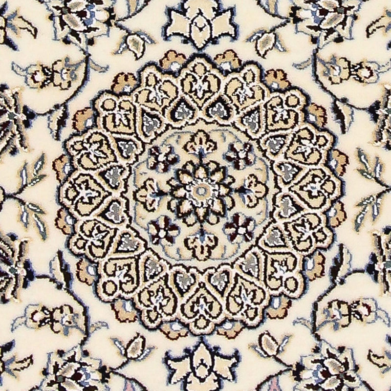 Perzisch tapijt - Nain - Koninklijk - 92 x 64 cm - crème