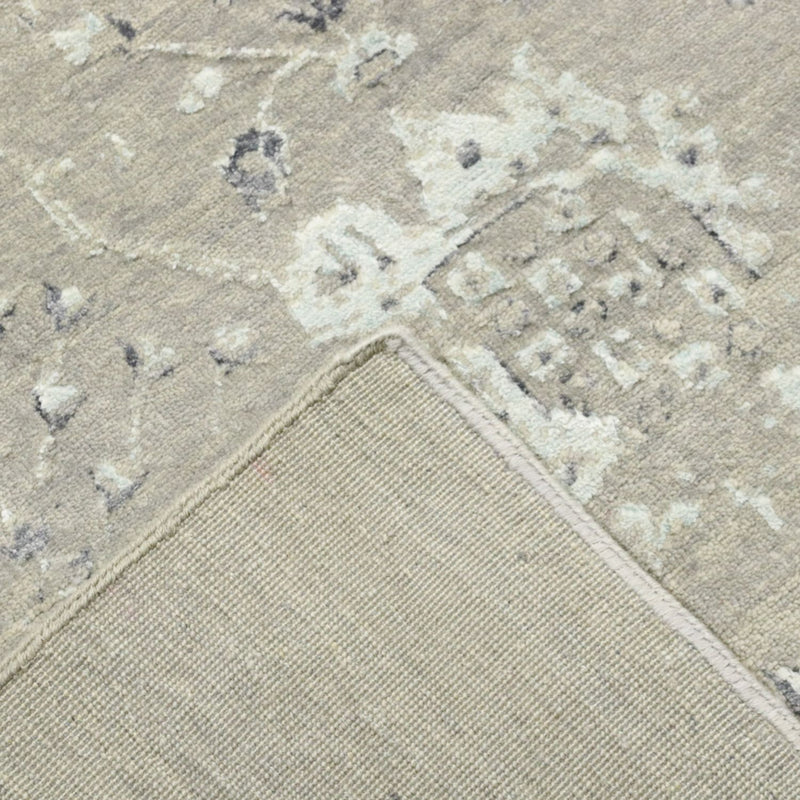 Designer tapijt - 305 x 244 cm - zilver