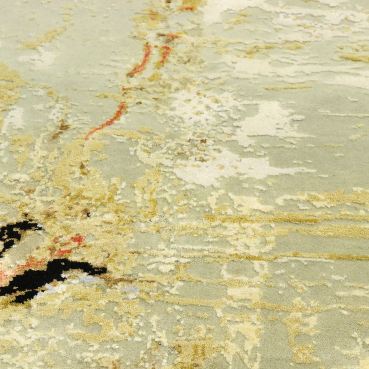 Designer tapijt rond  - 202 x 202 cm - veelkleurig