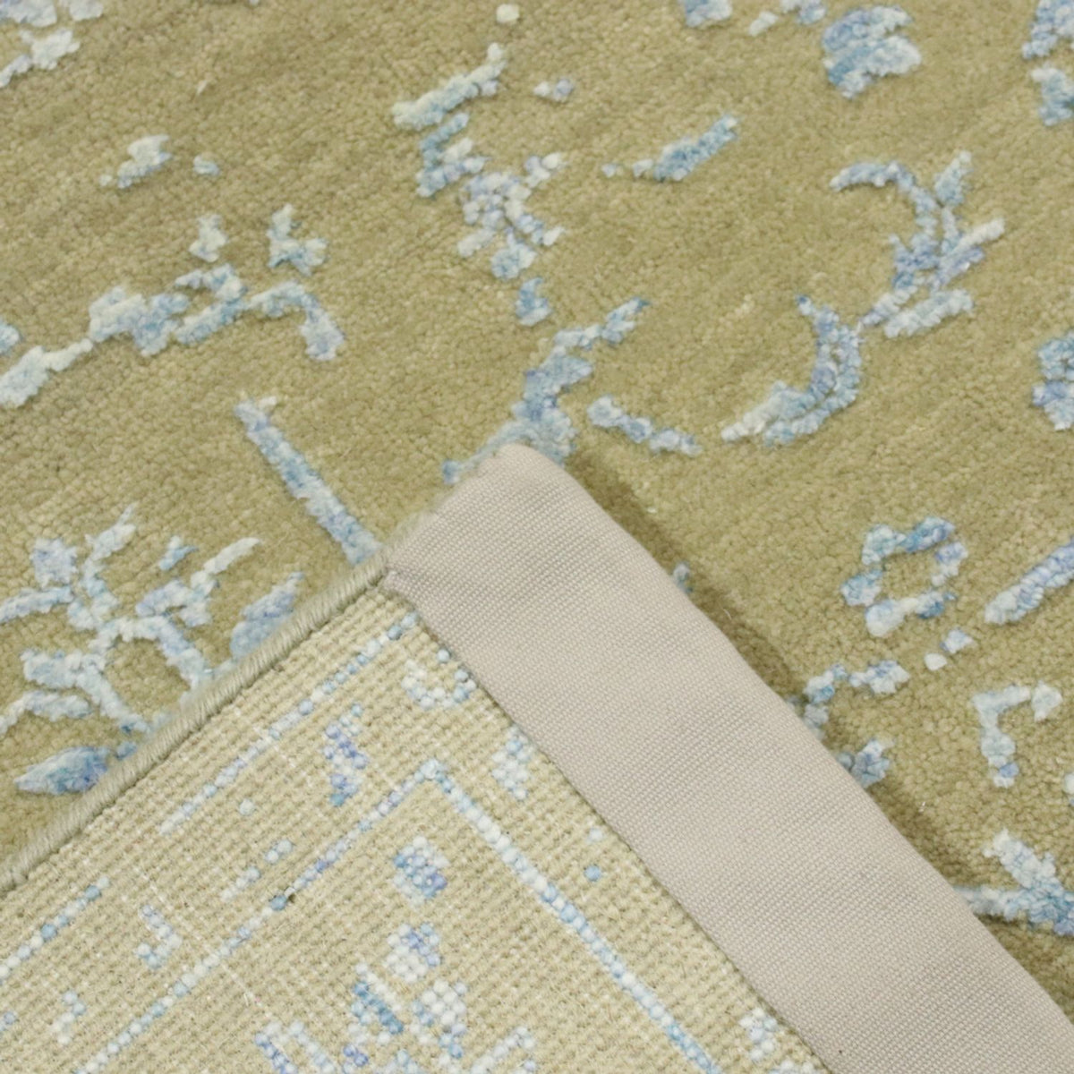 Designer tapijt - 182 x 119 cm - lichtblauw