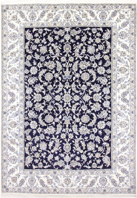 Perzisch tapijt - Nain - 338 x 240 cm - donkerblauw