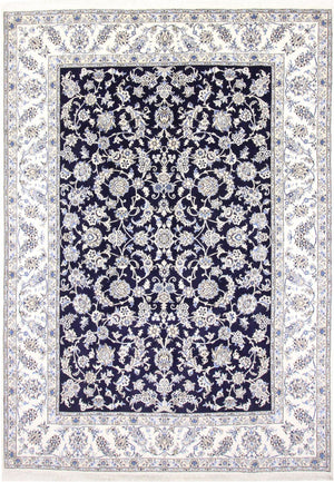 Perzisch tapijt - Nain - 338 x 240 cm - donkerblauw