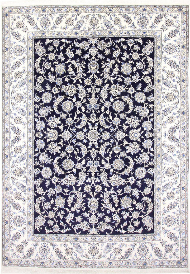 Perzisch tapijt - Nain - 338 x 240 cm - donkerblauw