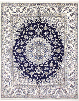 Perzisch tapijt - Nain - 297 x 240 cm - donkerblauw