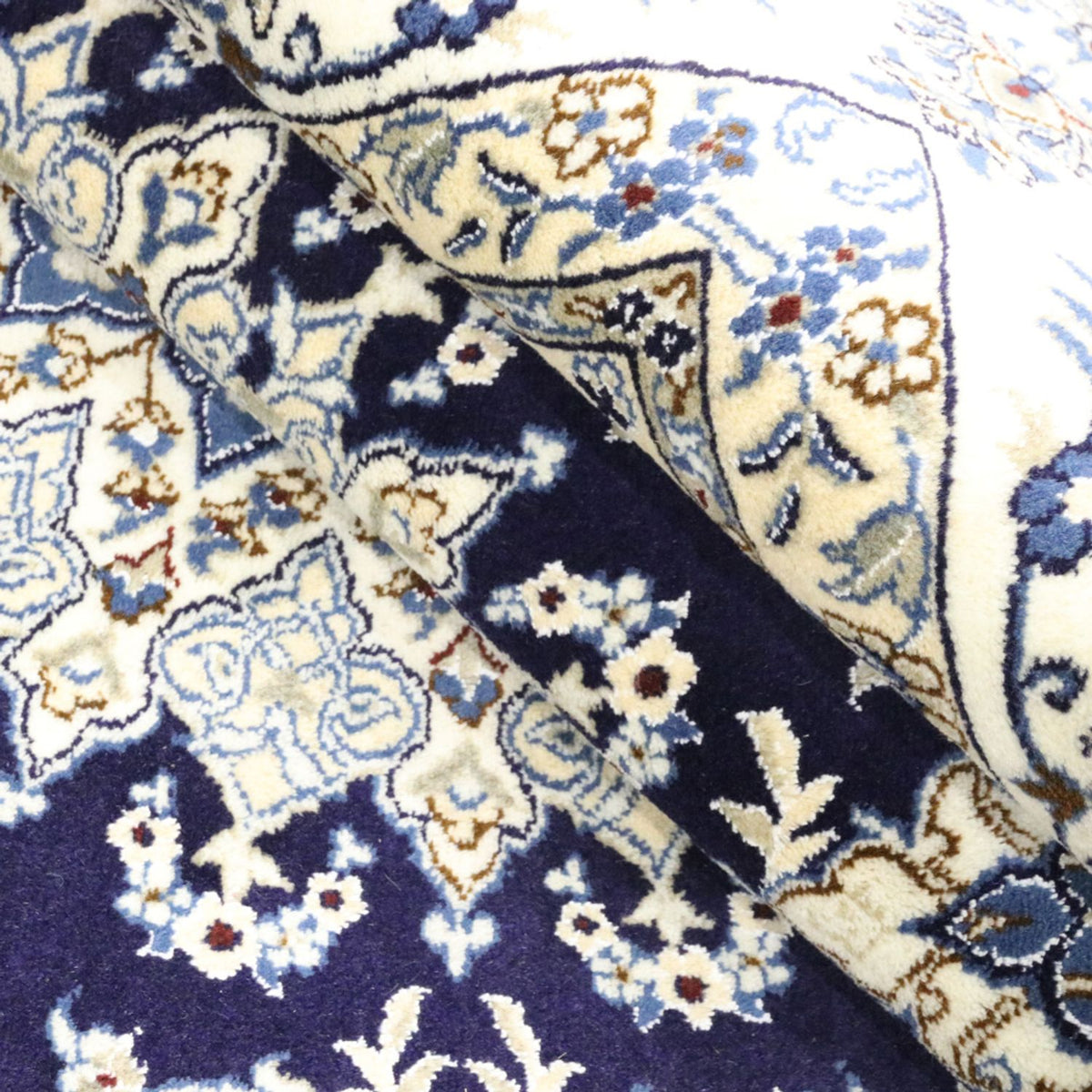 Perzisch tapijt - Nain - 297 x 240 cm - donkerblauw