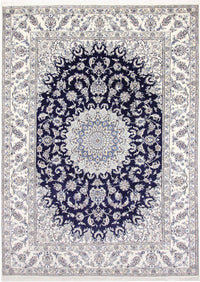 Perzisch tapijt - Nain - 344 x 246 cm - donkerblauw
