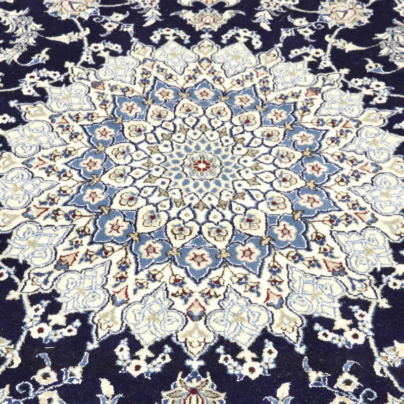 Perzisch tapijt - Nain - 344 x 246 cm - donkerblauw