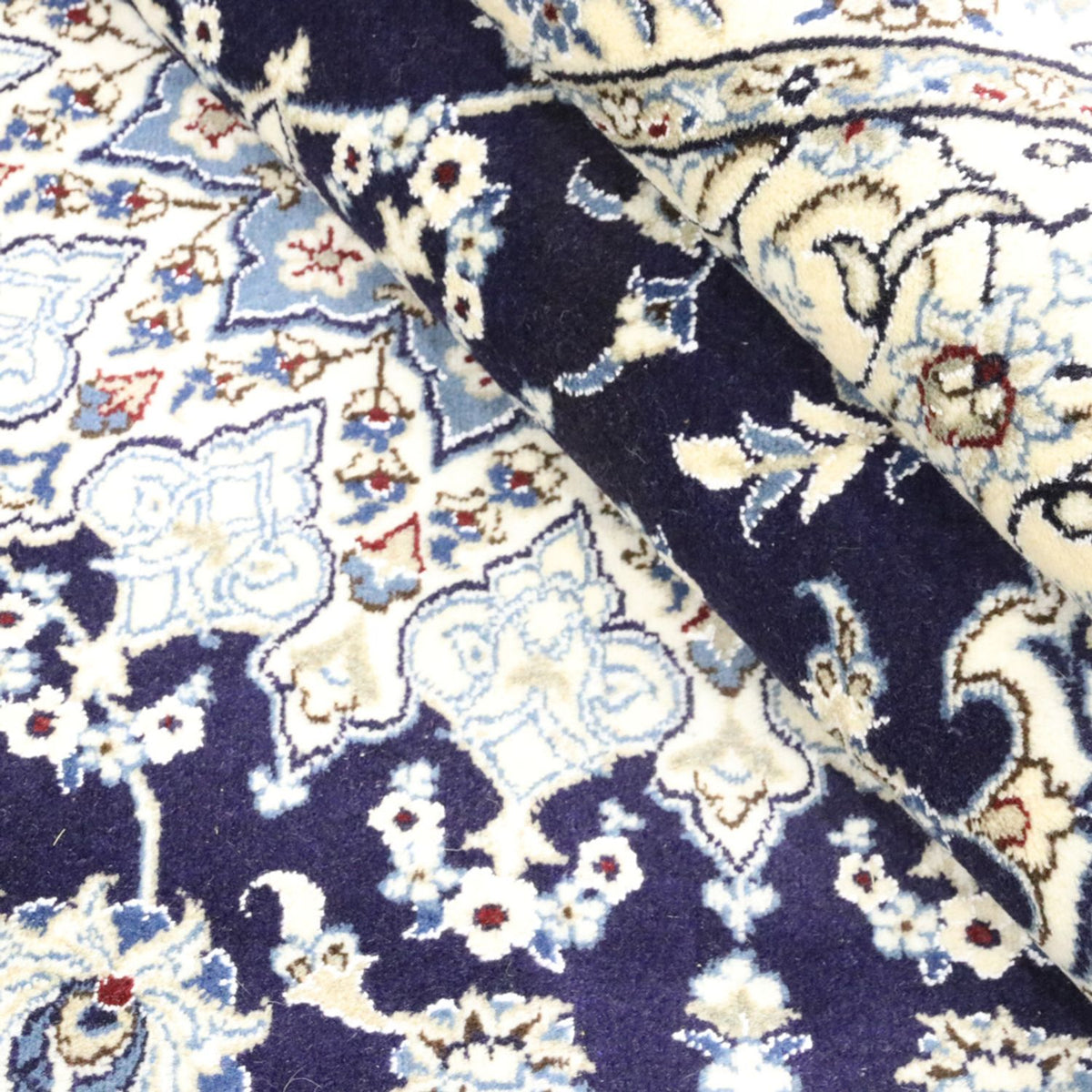 Perzisch tapijt - Nain - 344 x 246 cm - donkerblauw