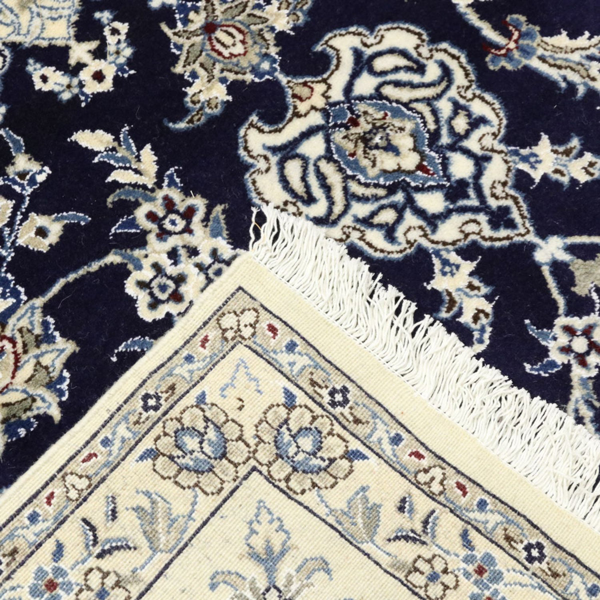 Perzisch tapijt - Nain - 344 x 246 cm - donkerblauw