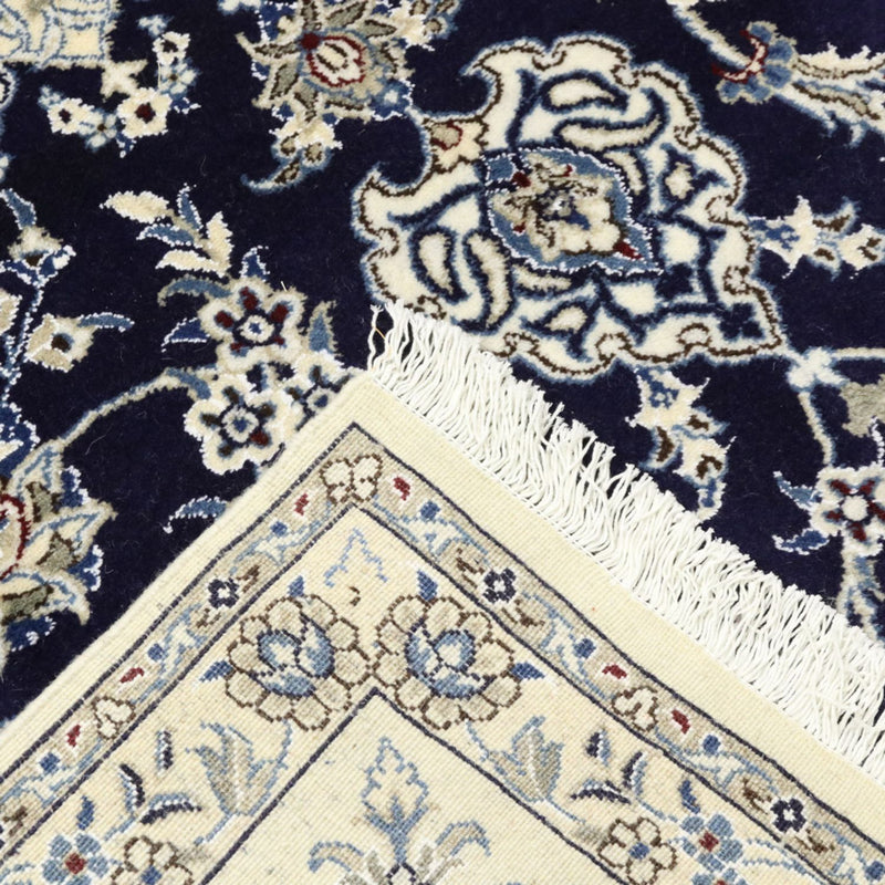 Perzisch tapijt - Nain - 344 x 246 cm - donkerblauw