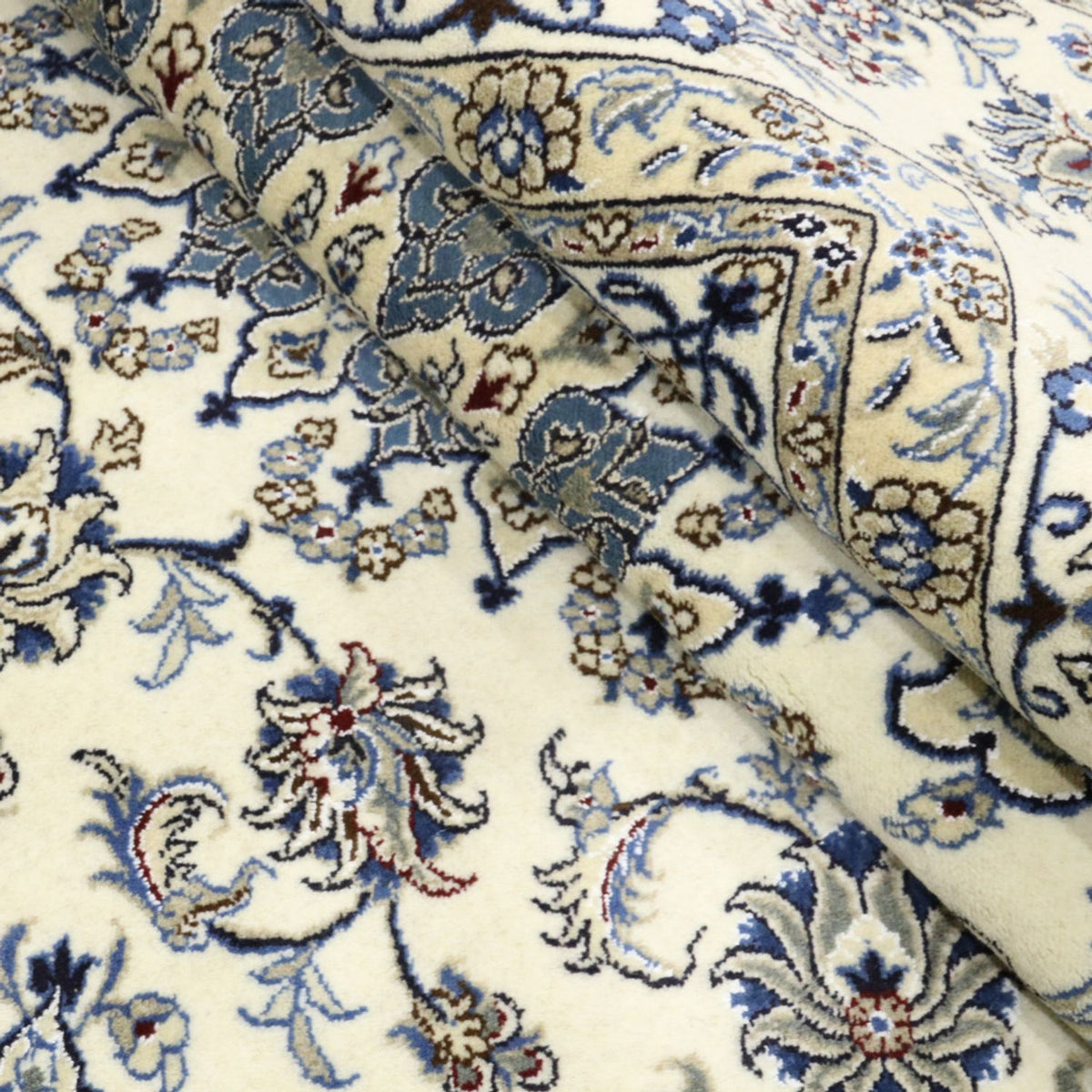 Perzisch tapijt - Nain - 295 x 242 cm - crème