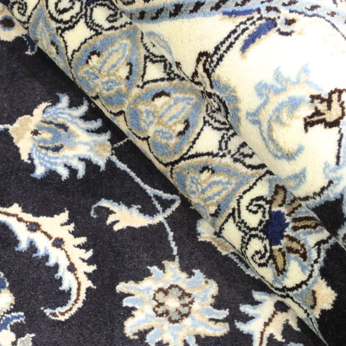 Perzisch tapijt - Nain - 294 x 194 cm - donkerblauw