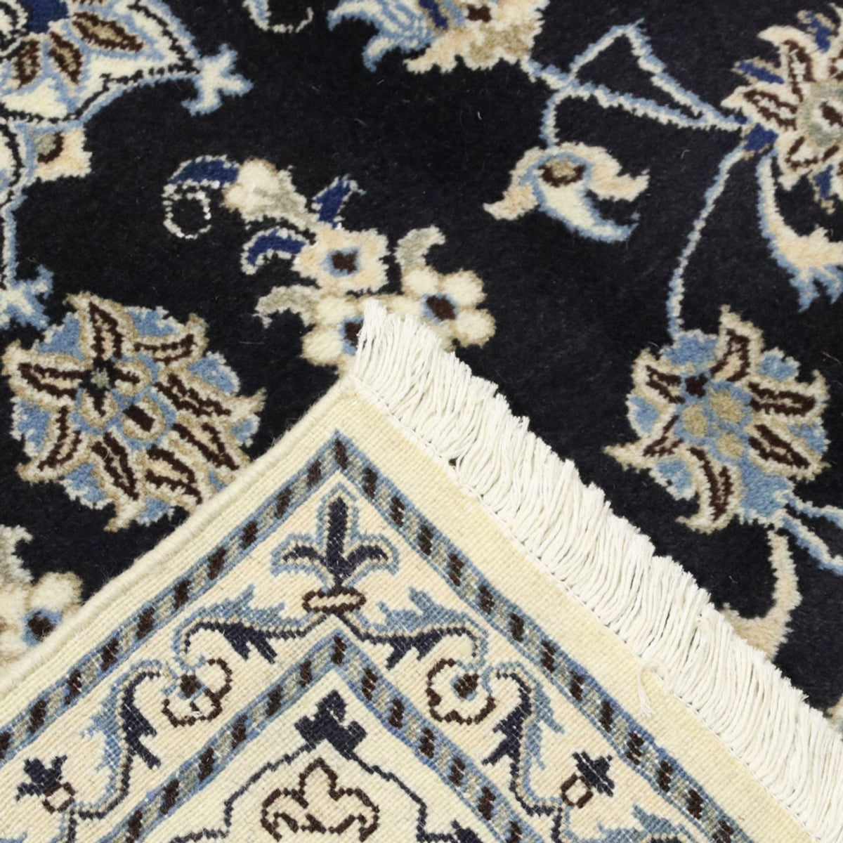 Perzisch tapijt - Nain - 294 x 194 cm - donkerblauw