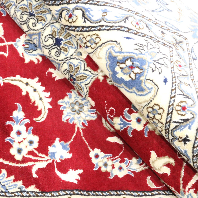 Perzisch tapijt - Nain - 292 x 194 cm - rood