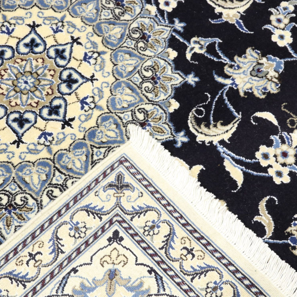 Perzisch tapijt - Nain - 250 x 197 cm - donkerblauw