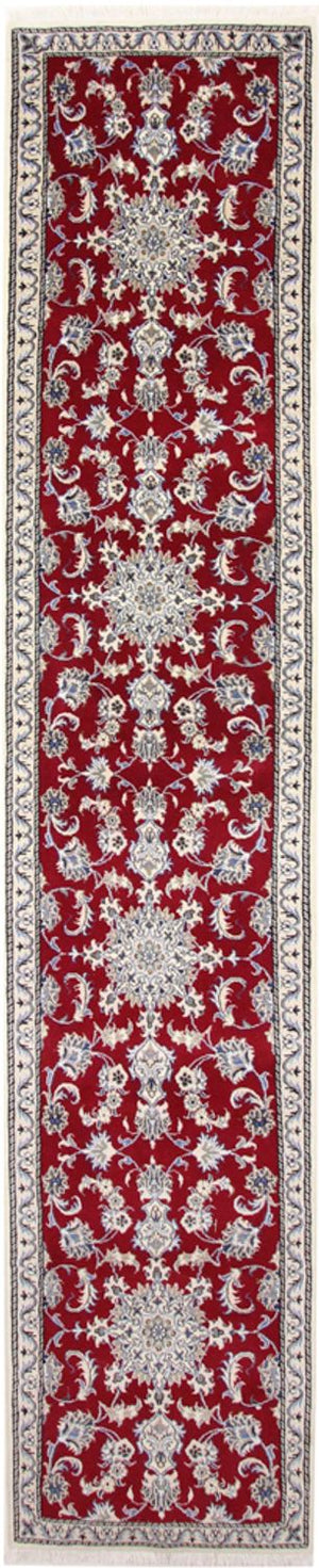 Loper Perzisch tapijt - Nain - 390 x 78 cm - rood