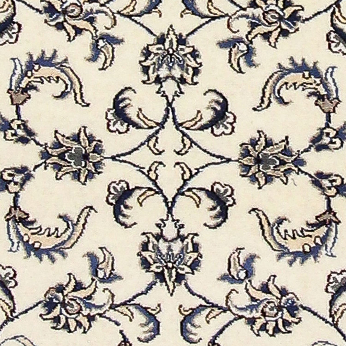 Loper Perzisch tapijt - Nain - 378 x 80 cm - crème