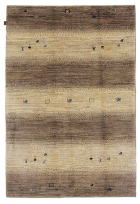Gabbeh Teppich - Loribaft Indus - 245 x 166 cm - dunkelbeige
