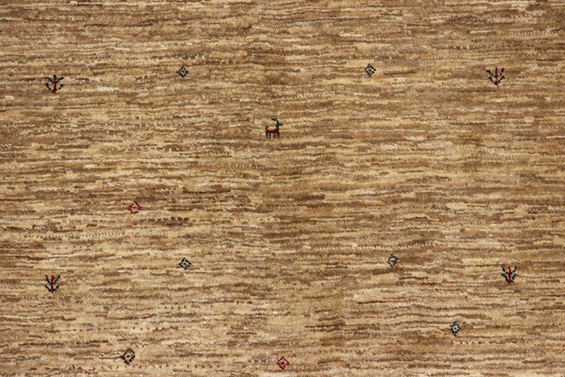 Gabbeh Teppich - Loribaft Indus - 213 x 157 cm - beige