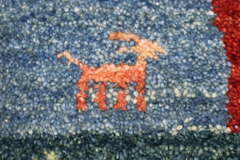 Gabbeh Teppich - Loribaft Indus - 236 x 170 cm - mehrfarbig