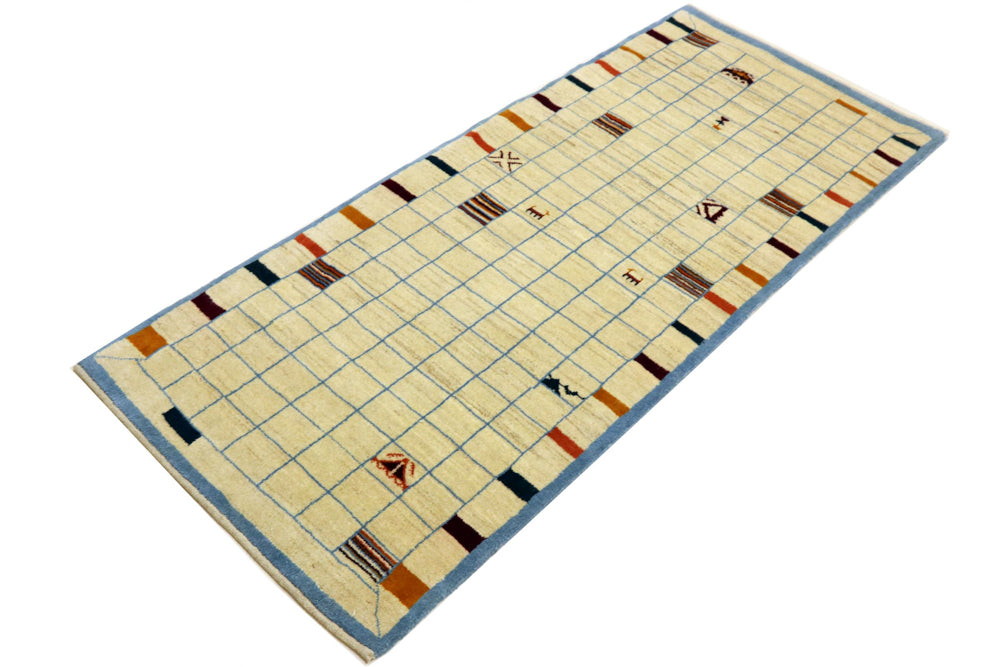 Perzische Gabbeh Tapijt 199x83cm - Perserteppich Wollteppich