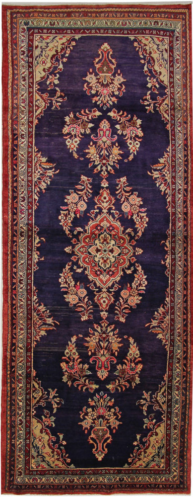 Läufer Perser - Nomadic - 313 x 127 cm - dunkelblau