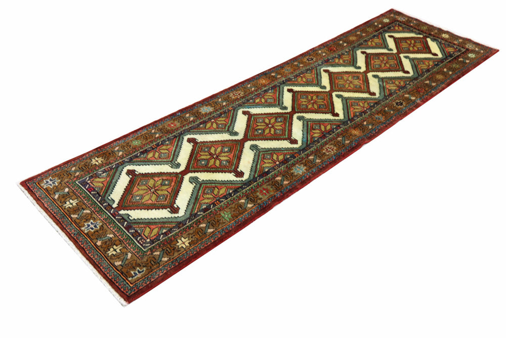 Läufer Perser - Nomadic - 286 x 83 cm - dunkelbeige