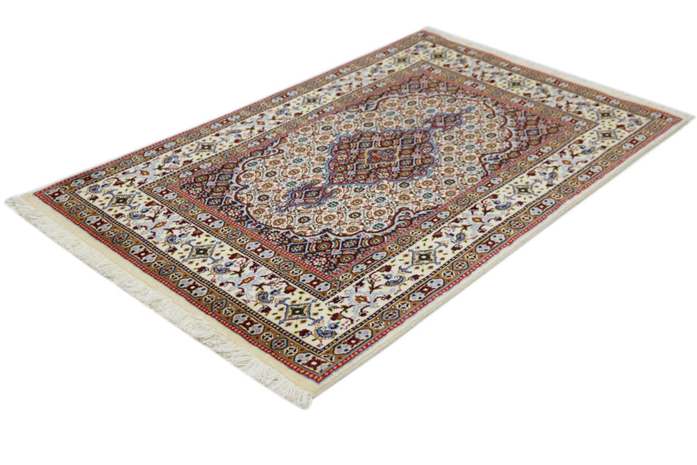 Perserteppich - Classic - 145 x 94 cm - dunkelbeige