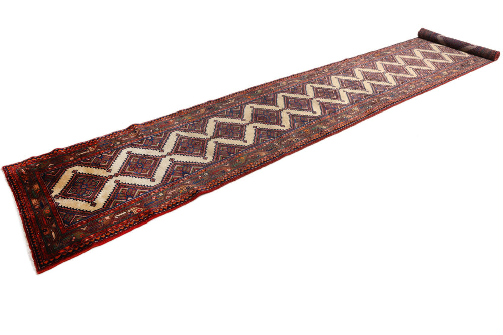 Qaraja Tapijt 90x545cm - Perzisch tapijt