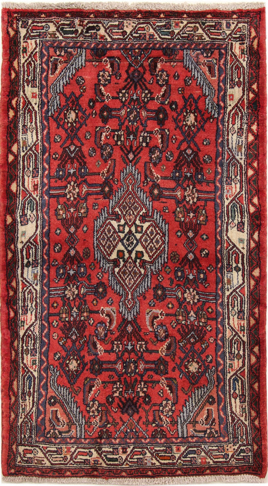 Perserteppich - Nomadic - 140 x 80 cm - rot