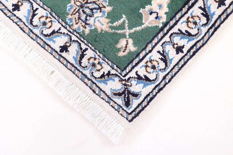 Perserteppich - Nain - 137 x 70 cm - grün