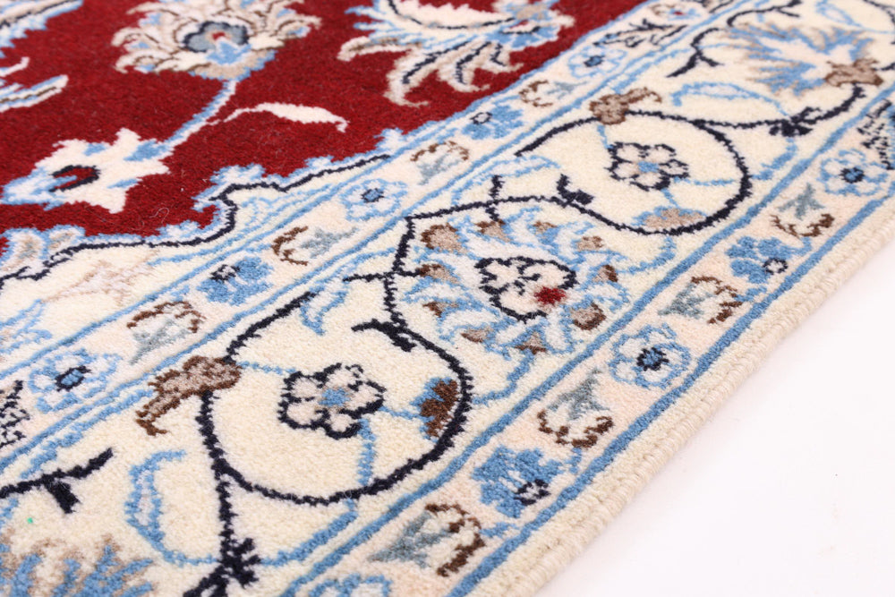 Perserteppich - Nain - 213 x 120 cm - rot