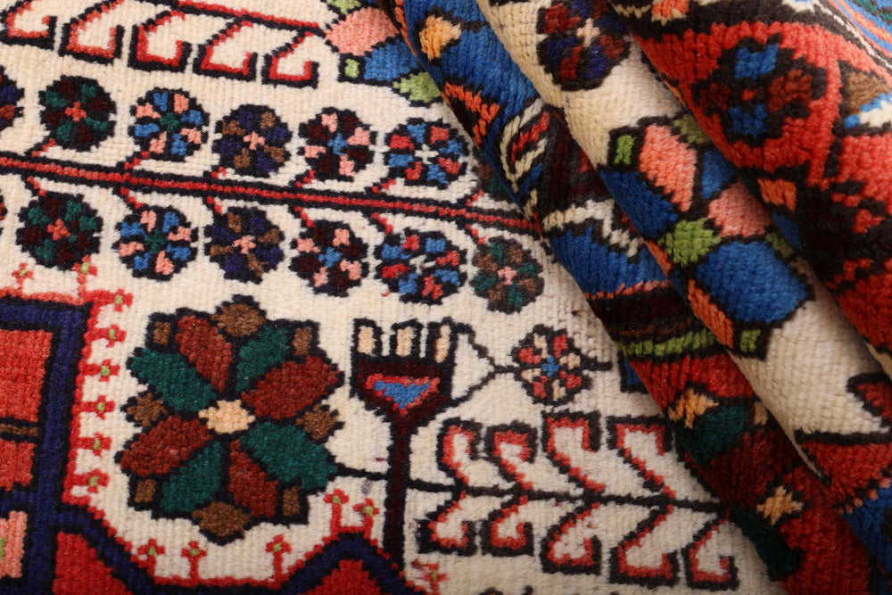 Perserteppich - Nomadic - 205 x 135 cm - mehrfarbig