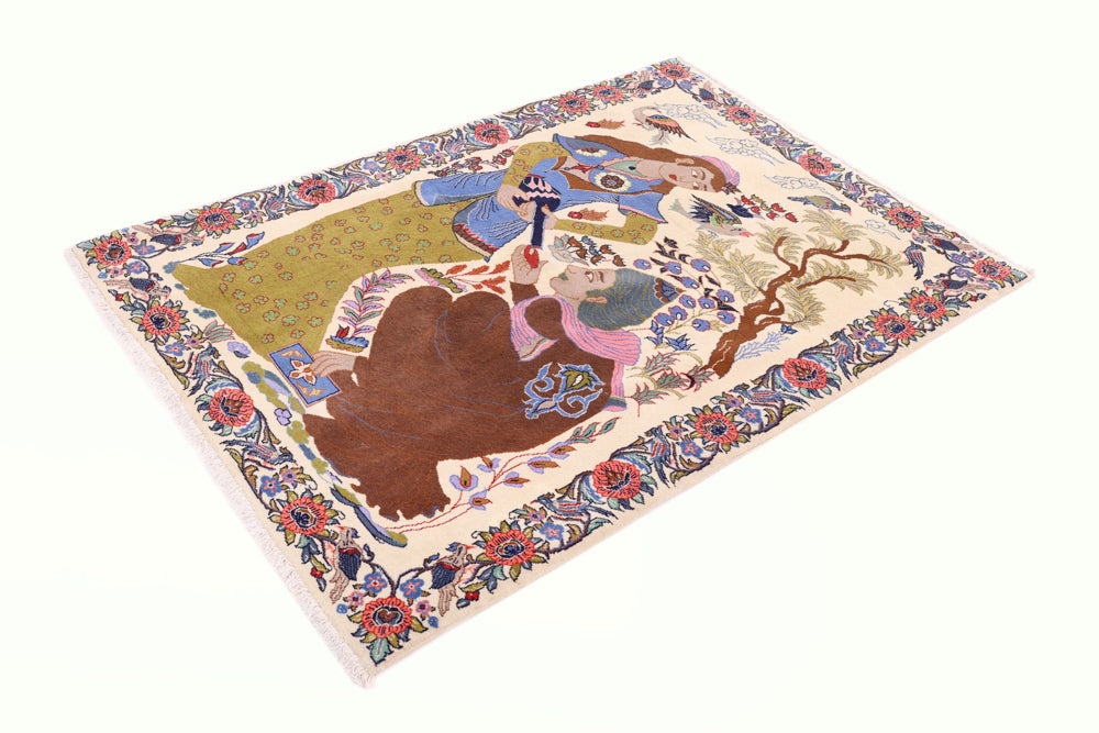 Tabriz Tapijt 100x150cm - Perzisch tapijt