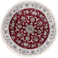 Läufer Perser - Nain - 100 x 100 cm - rot