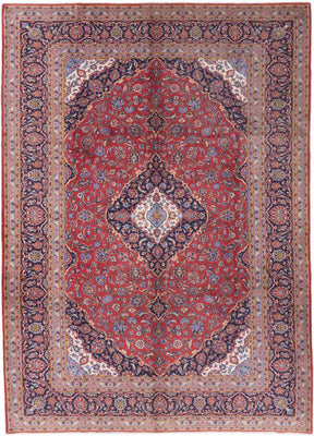Perserteppich - Keshan - 350 x 252 cm - rot