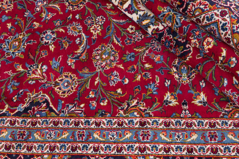 Perserteppich - Keshan - 355 x 255 cm - rot
