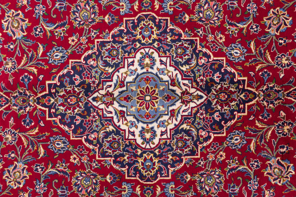 Perserteppich - Keshan - 345 x 233 cm - rot