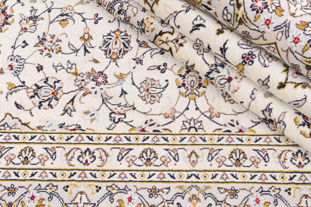 Perserteppich - Keshan - 353 x 240 cm - weiß