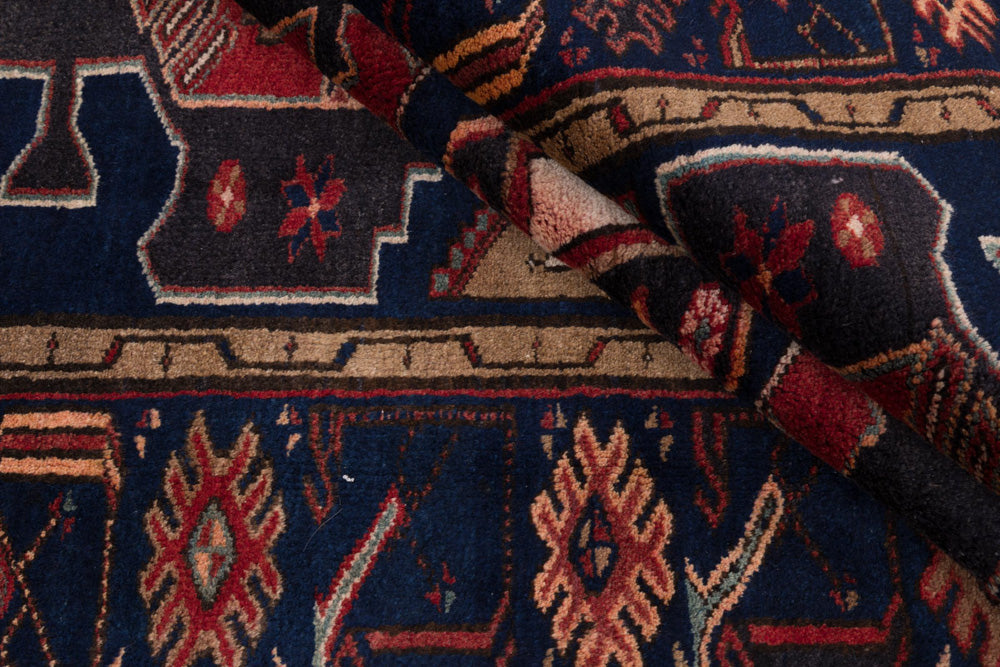 Perserteppich - Nomadic - 205 x 140 cm - dunkelrot