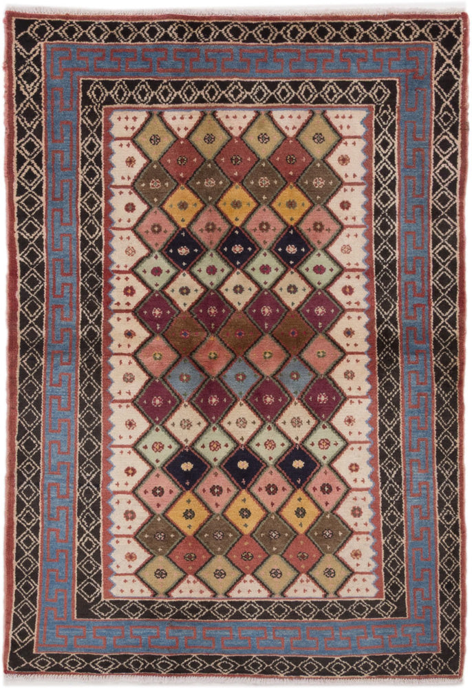 Gabbeh Teppich - Kaschkuli Perser - 190 x 132 cm - mehrfarbig