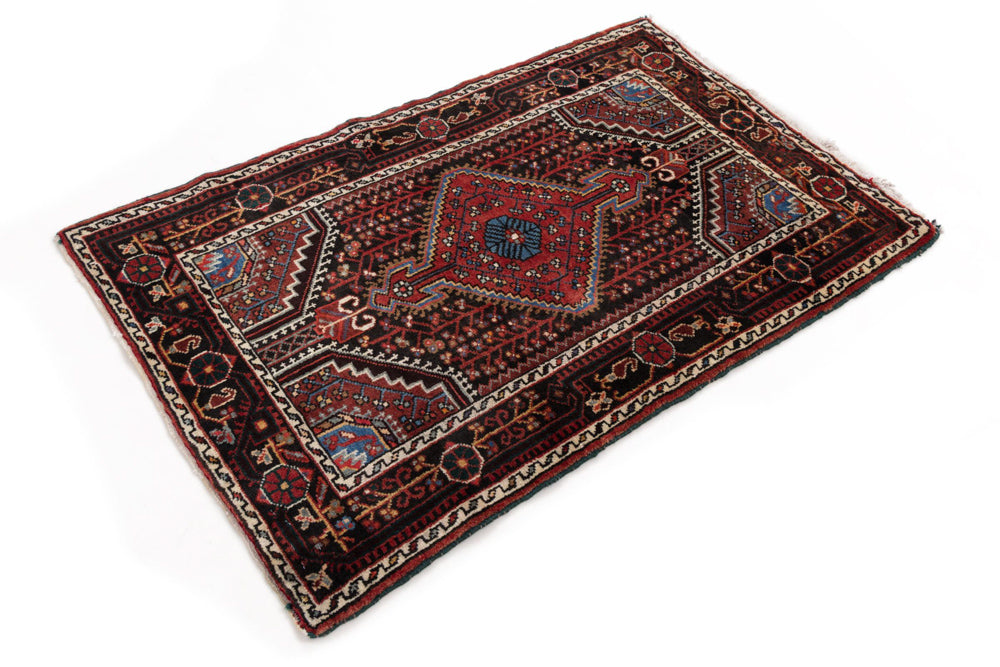 Hamadan Tapijt 87x130cm - Perzisch tapijt