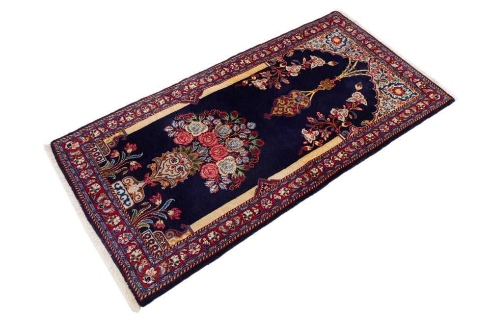 Qom Tapijt 70x126cm - Perzisch tapijt