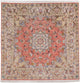 Tabriz - 50 Raj Tapijt 153x153cm - Perzisch tapijt