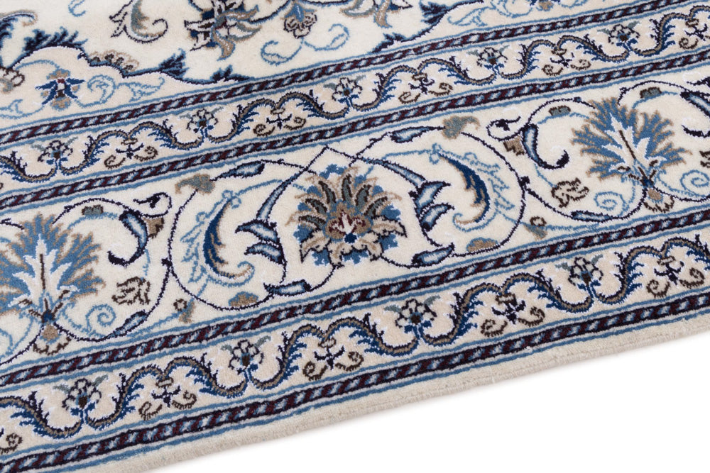 Perserteppich - Nain quadratisch  - 197 x 197 cm - creme