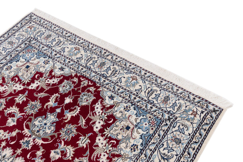 Perserteppich - Nain - 237 x 164 cm - rot