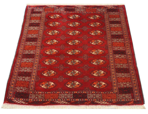 Turkaman tapijt - 144 x 110 cm - rood