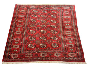 Afghaans tapijt - 154 x 114 cm - rood